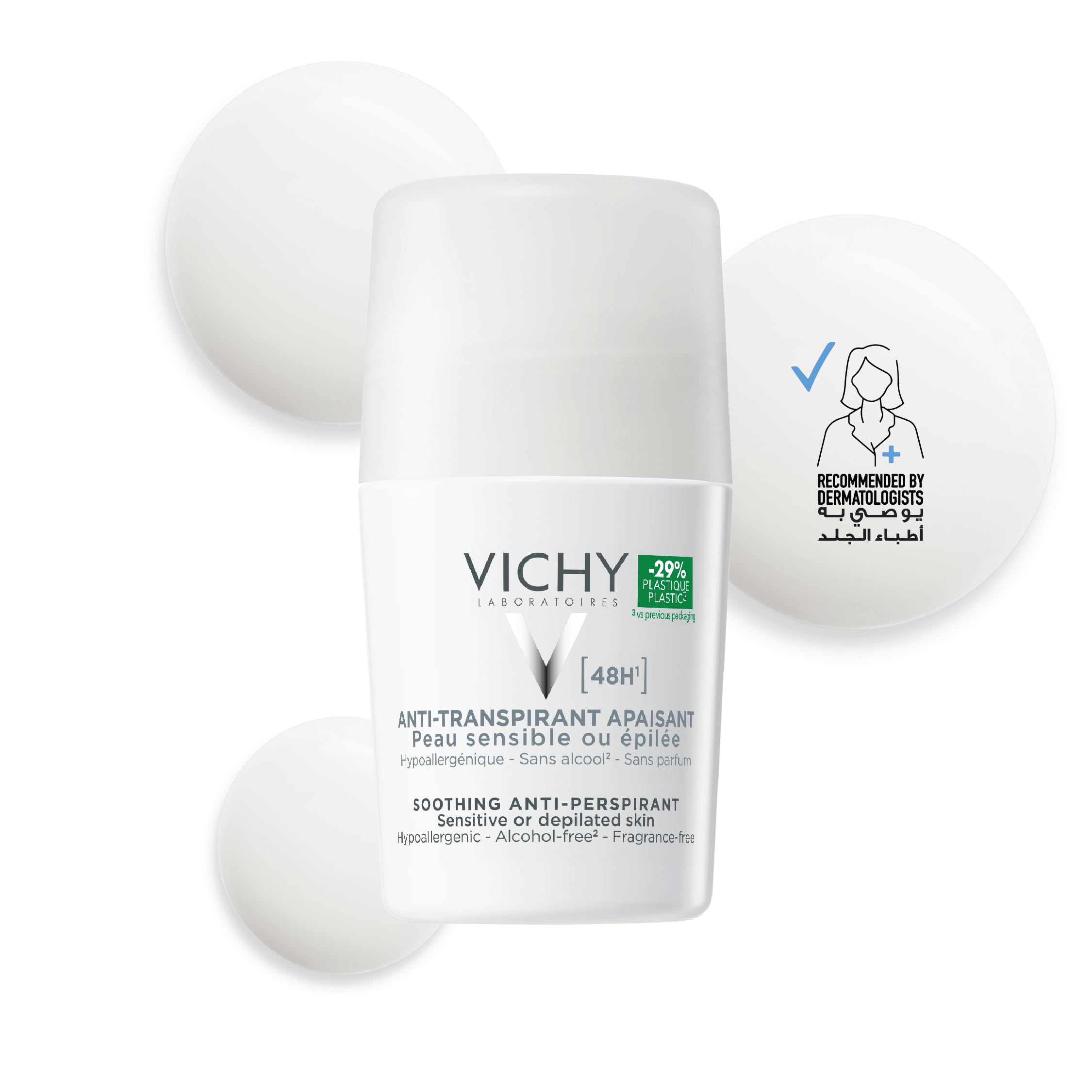 VICHY48 Hours Anti Perspirant Deodorant for Sensitive Skin 50ml