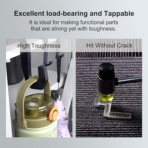 Miniatura 2 de Siraya Tech - Resina de impresión 3D de alta resolución fuerte y precisa, Blu (1 kg), Clear V2