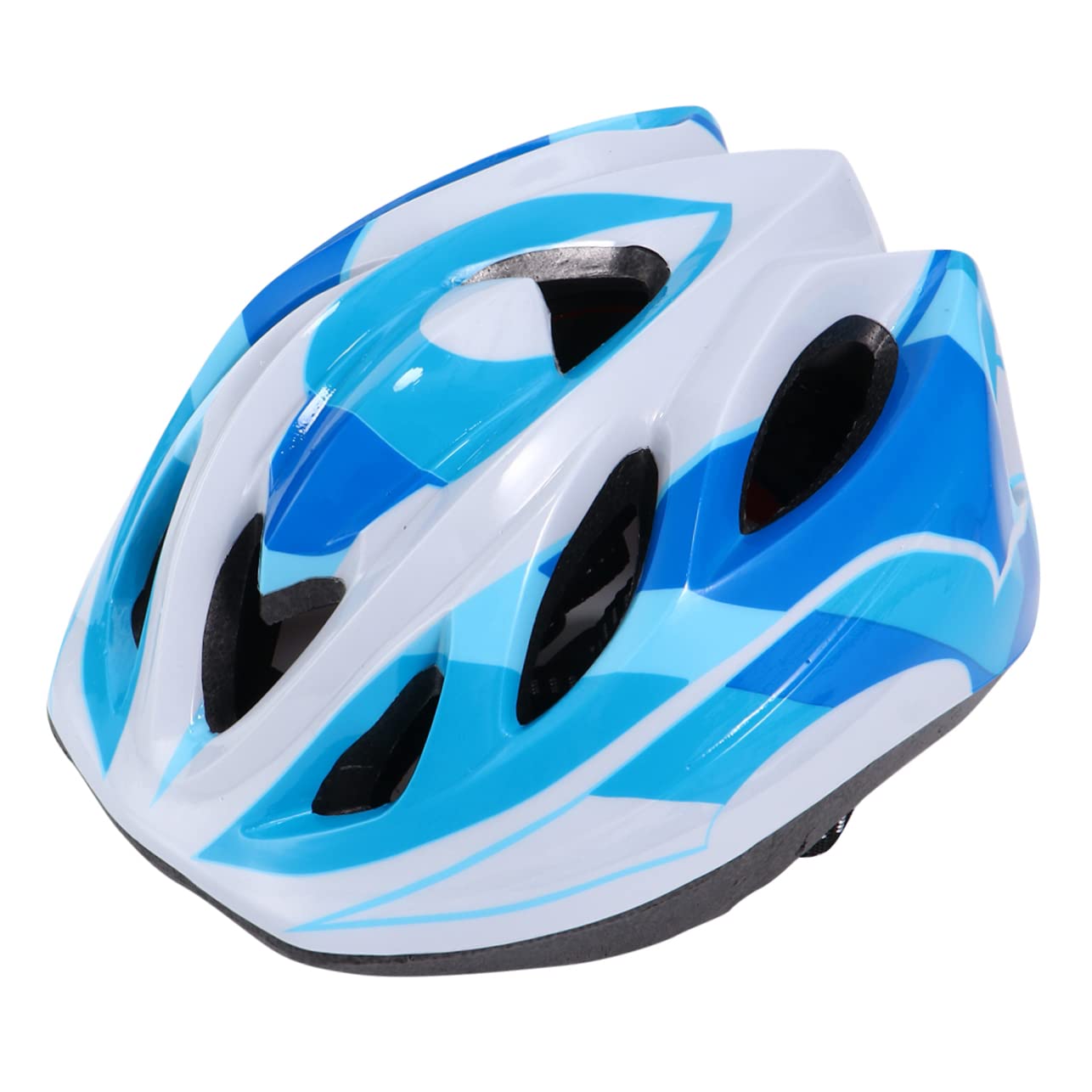 Kisangel 2pièces Casque De Ajustable pour Sports Extérieurs Casque De Roller Vélo Et Scooter Bleu