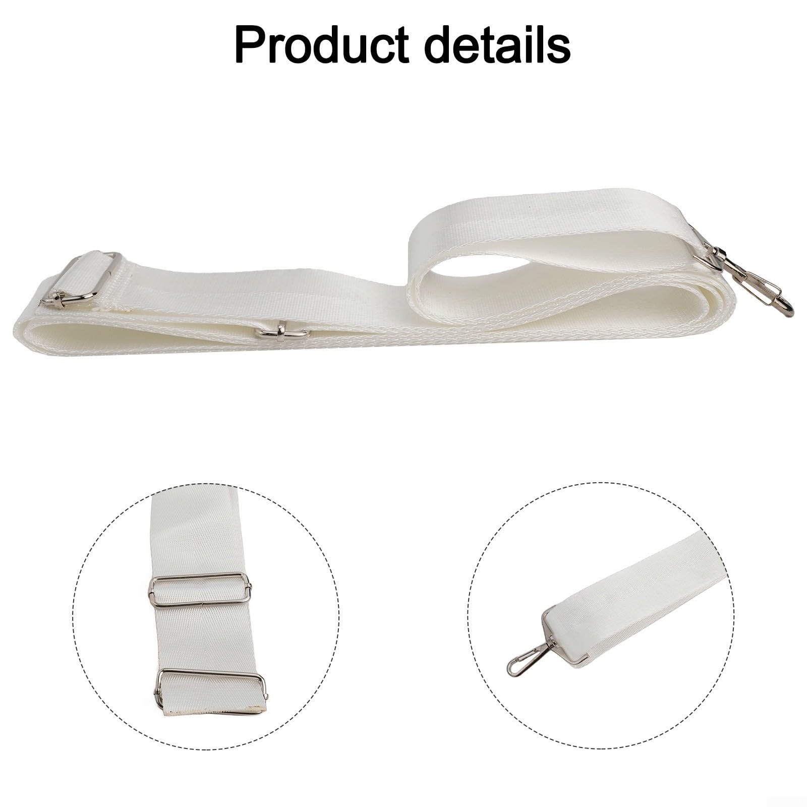 Correa central de red de tenis ajustable, 2 piezas con hebillas fuertes hechas de acero inoxidable para un posicionamiento seguro