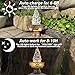 FESTGLOX Solar Garden Gnome Statue with Light, Solar Gnomes Decorations for Yard Outdoor Welcome Gnome Decor for Patio Gnome Mom Gift