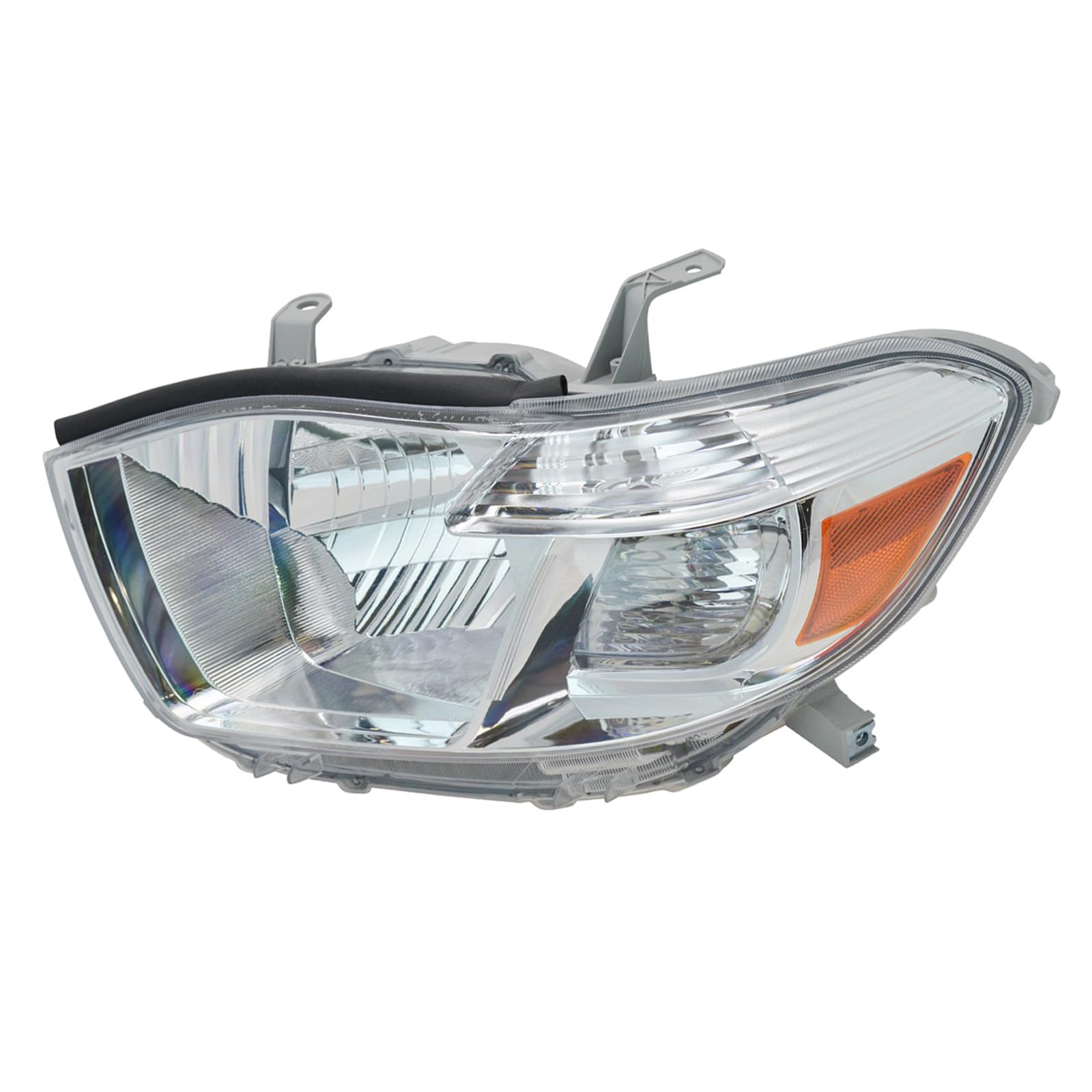 TRQ Driver Side Headlight Assembly Compatible with 2008-2010 Toyota Highlander TO2502176