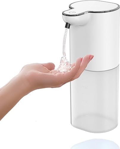 Dispensador automático de jabón espumoso para baño, montaje en pared, manos libres de contacto, dispensador automático de jabón para platos para