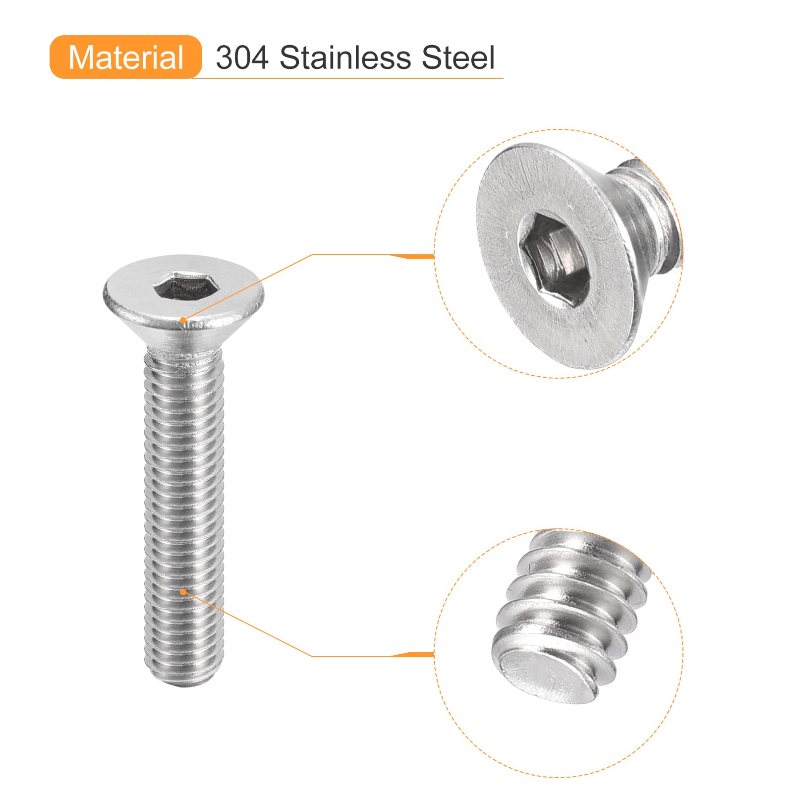 BRILLIANT TOOLS BT021870 Bussola A Inserto Con Esagono Incassato 3/8", 3 Mm [Powered By KS TOOLS - Foto 2