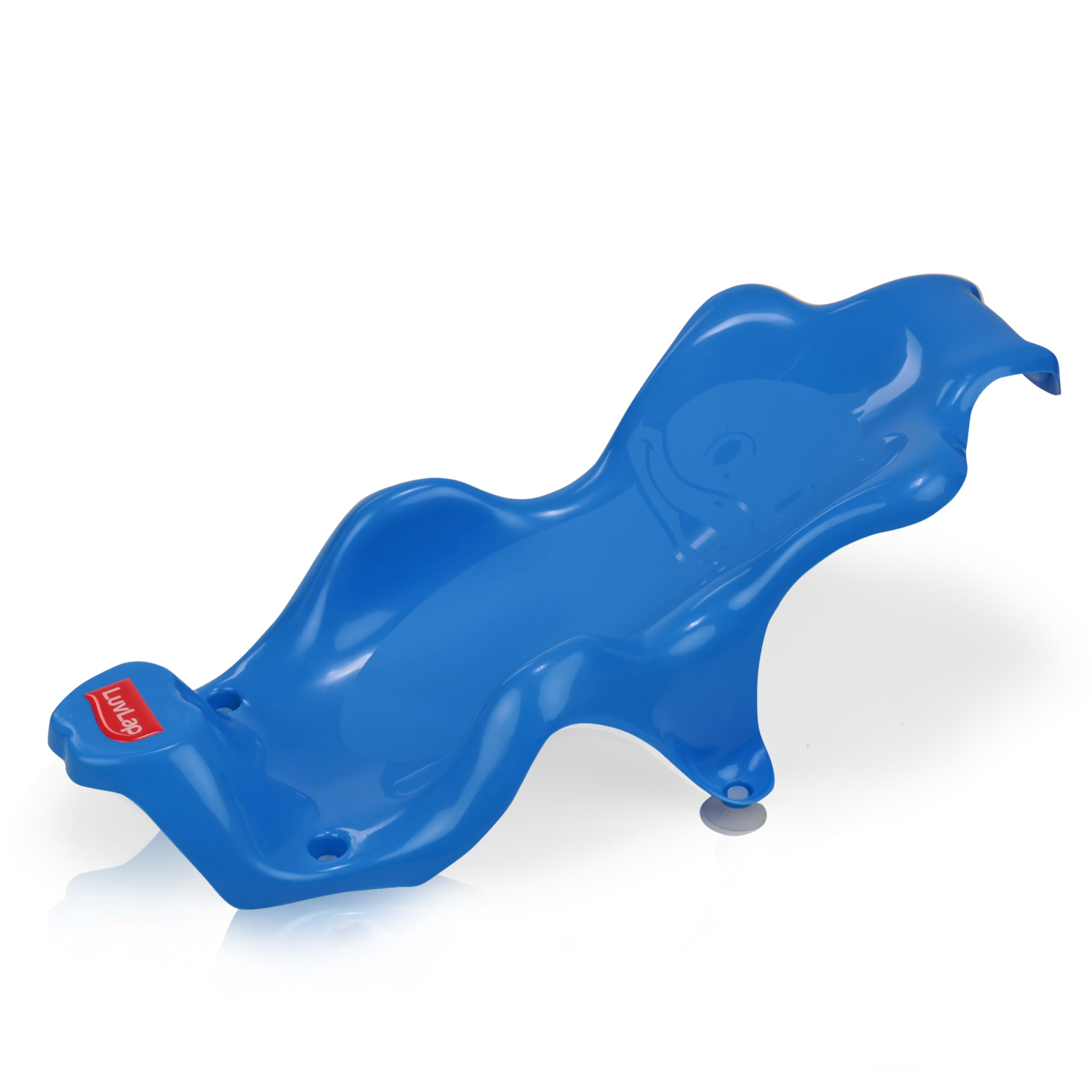 LuvLap Anti Slip Baby Plastic Bath Chair, Baby Bath Seat/Sling with Non Slip Strong Suction Base, Baby Shower, for Infants & Toddlers (Blue)-image-45
