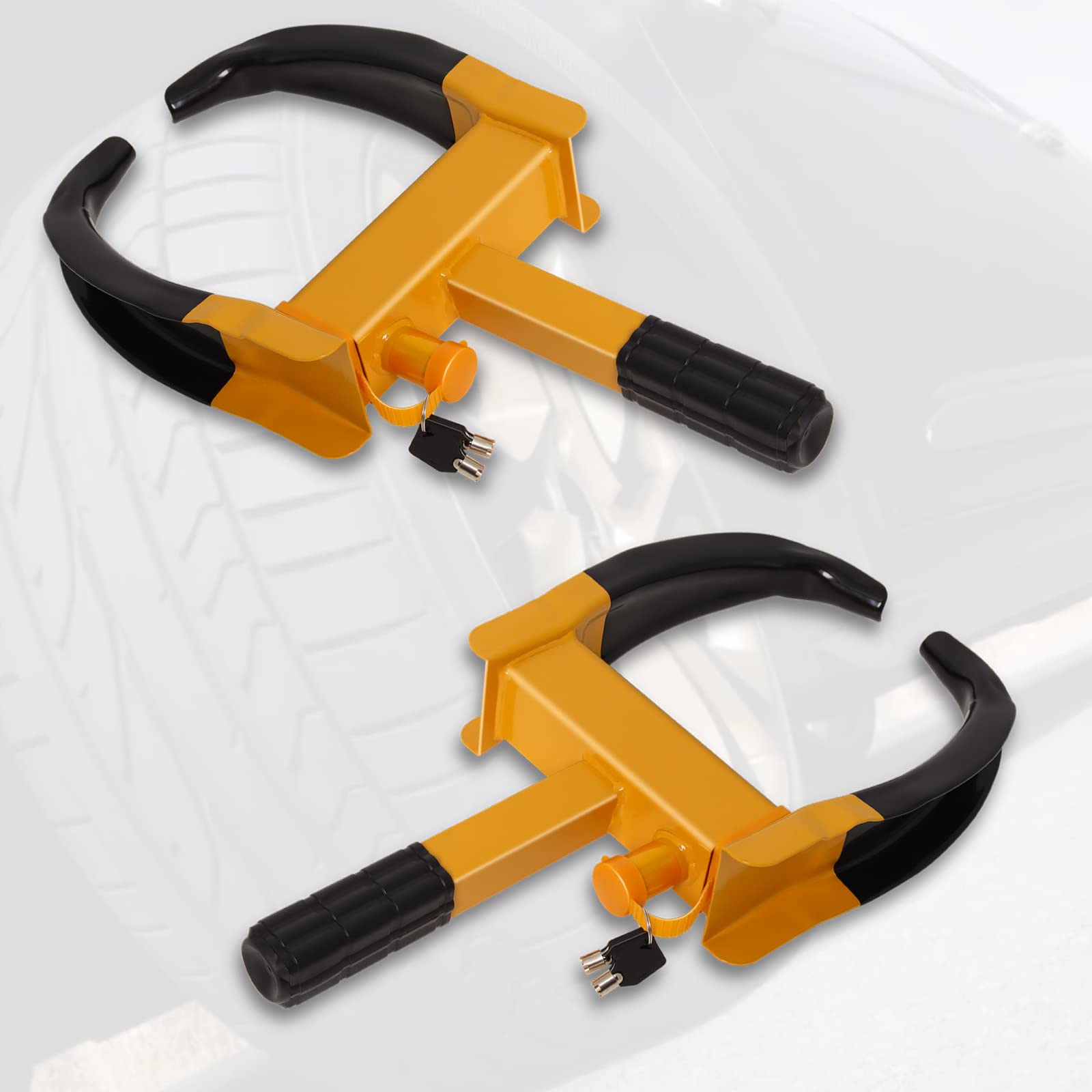 Buy Wheel Clamp Lock Universal Security Tire Lock fit Most Vehicles