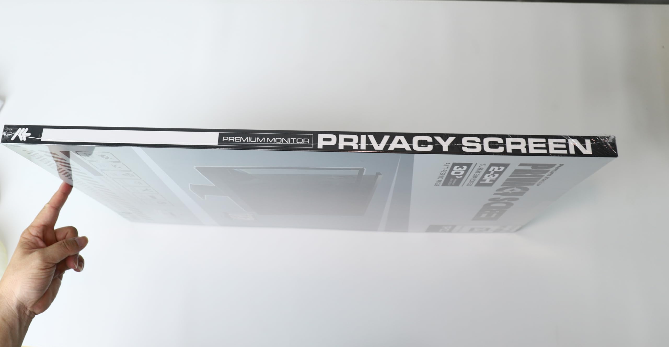 Protector de pantalla de privacidad para computadora para monitores de 23 a 24 pulgadas, clip magnético, visión de 28°, antirreflejos, antiarañazos, filtro de bloqueo de luz azul extraíble