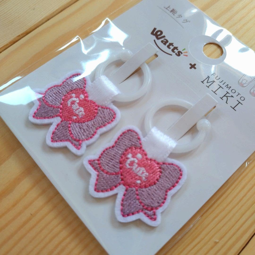 S-2☆ダブルリボン☆うわぐつタグ/シューズタグ Amazon.co.jp: 上履き 靴 ネームタグ シューズタグ 保育園