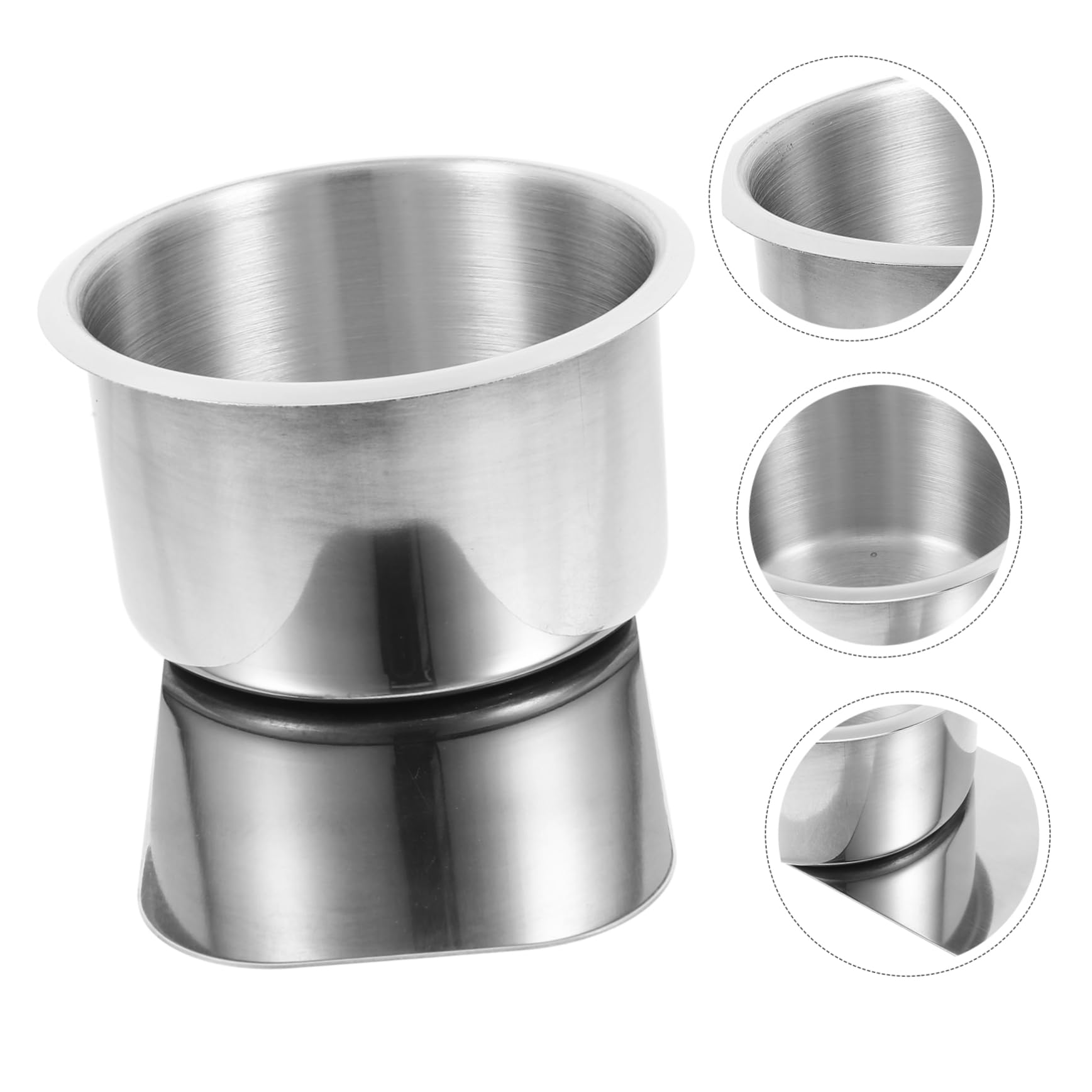 PRETYZOOM Gaming Table Cup Stand Stainless Cup Holder Metal Drink Holder Drink Can Holder Easy-Clean Nonslip Base Suitable for Card Board Games