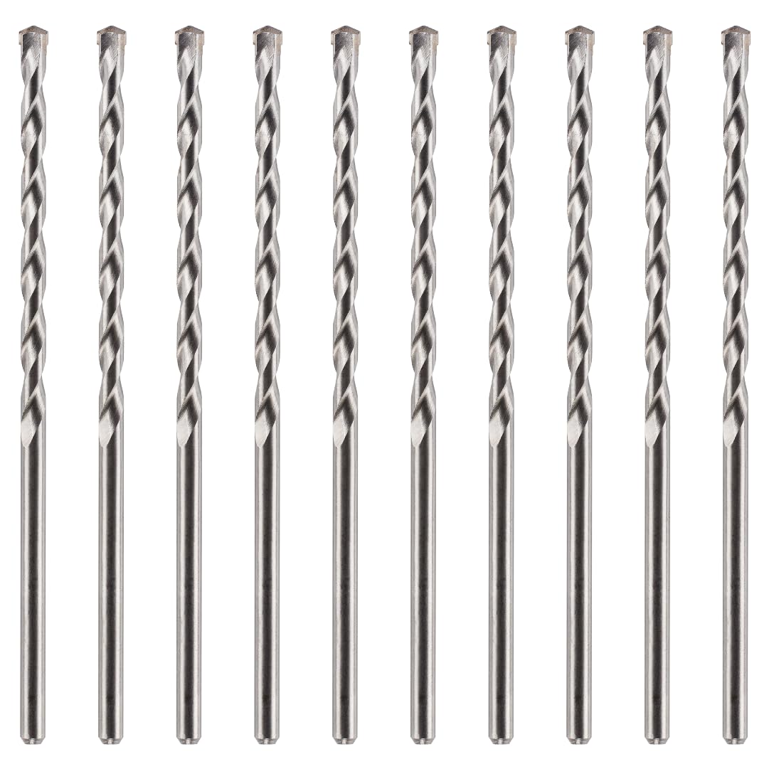 Rennie Tool - 10pcs 7mm x 200mm Long TCT Masonry Drill Bit Set