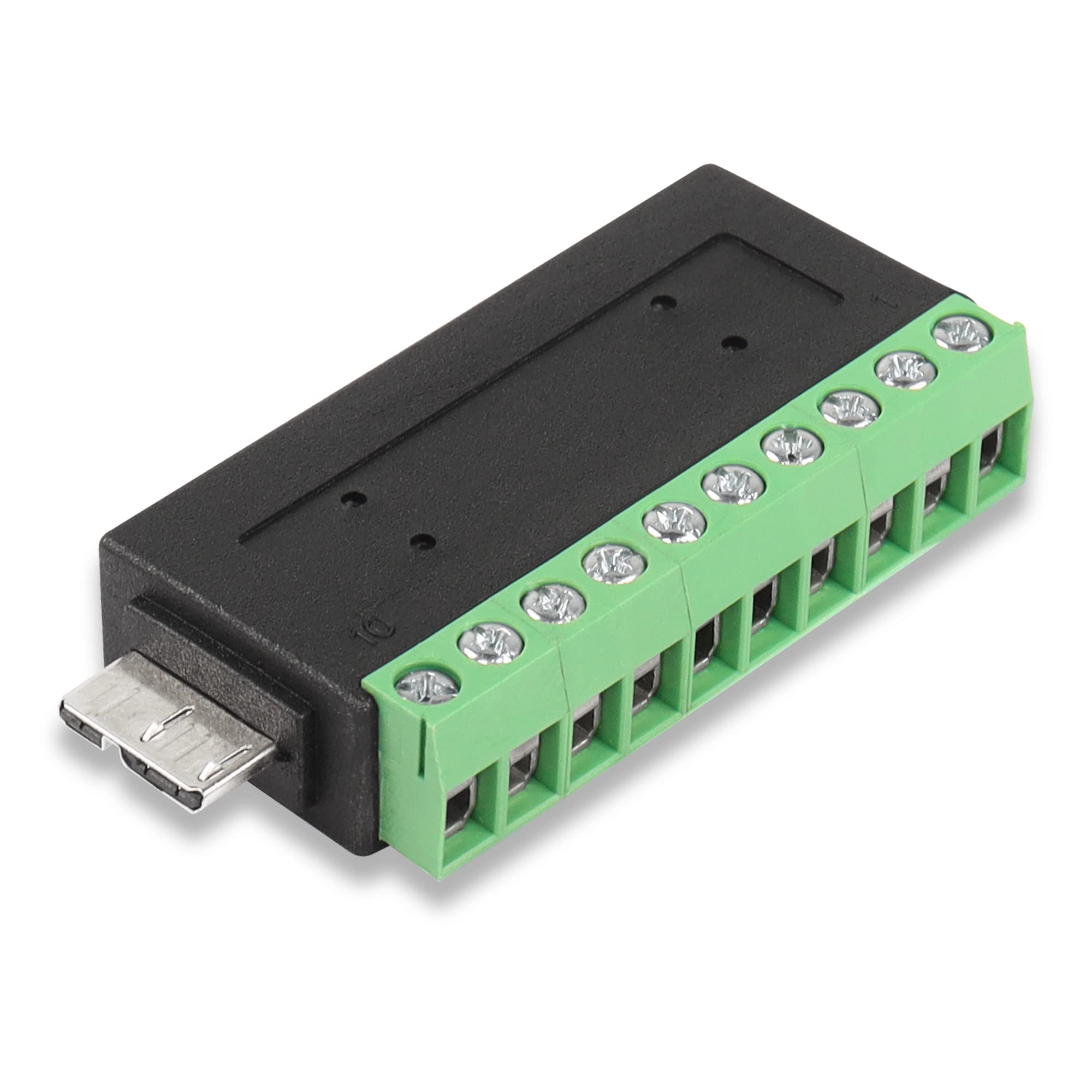 2X USB Adaptateur Bornier à Vis Mâle à 4 Broches/Voie Bornes De