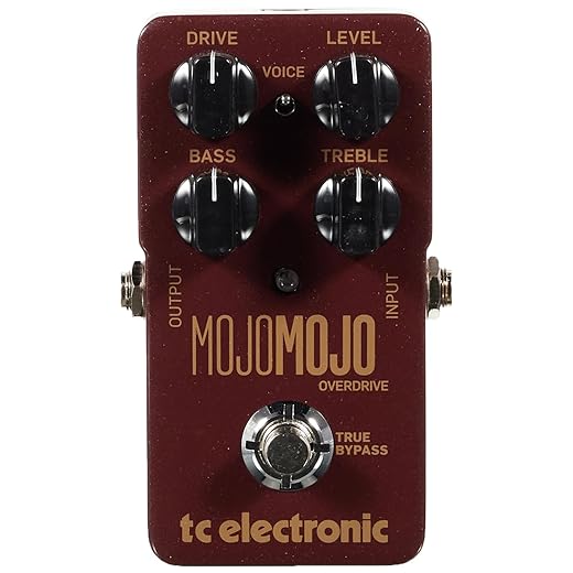 TC Electronic MOJOMOJO OVERDRIVE Exceptional Overdrive Pedal with Extra Headroom, Precise Controls and a Voicing Switch