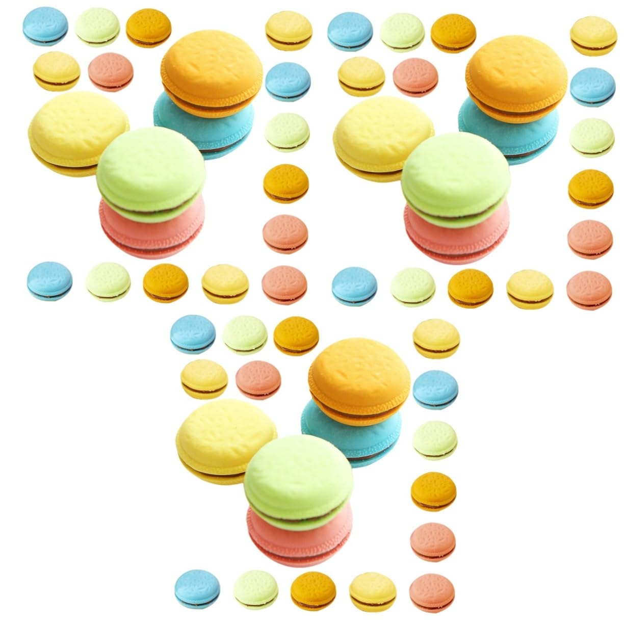 SHINEOFI 3 Set Gomma Macaron Pennarelli Cancellabili A Secco Expo Gomme Da Cancellare Per Puzzle Gomma Cancellare Per Cancellare Mini Gomme Da Cancellare Per La Classe 4 Scatole*3