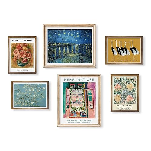Eclectic Decor Wall Art Print - Van Gogh Japan Morris Painting - Maximalist Room Decor - Modern Contemporary Museum Picture - Abstract Boho Print