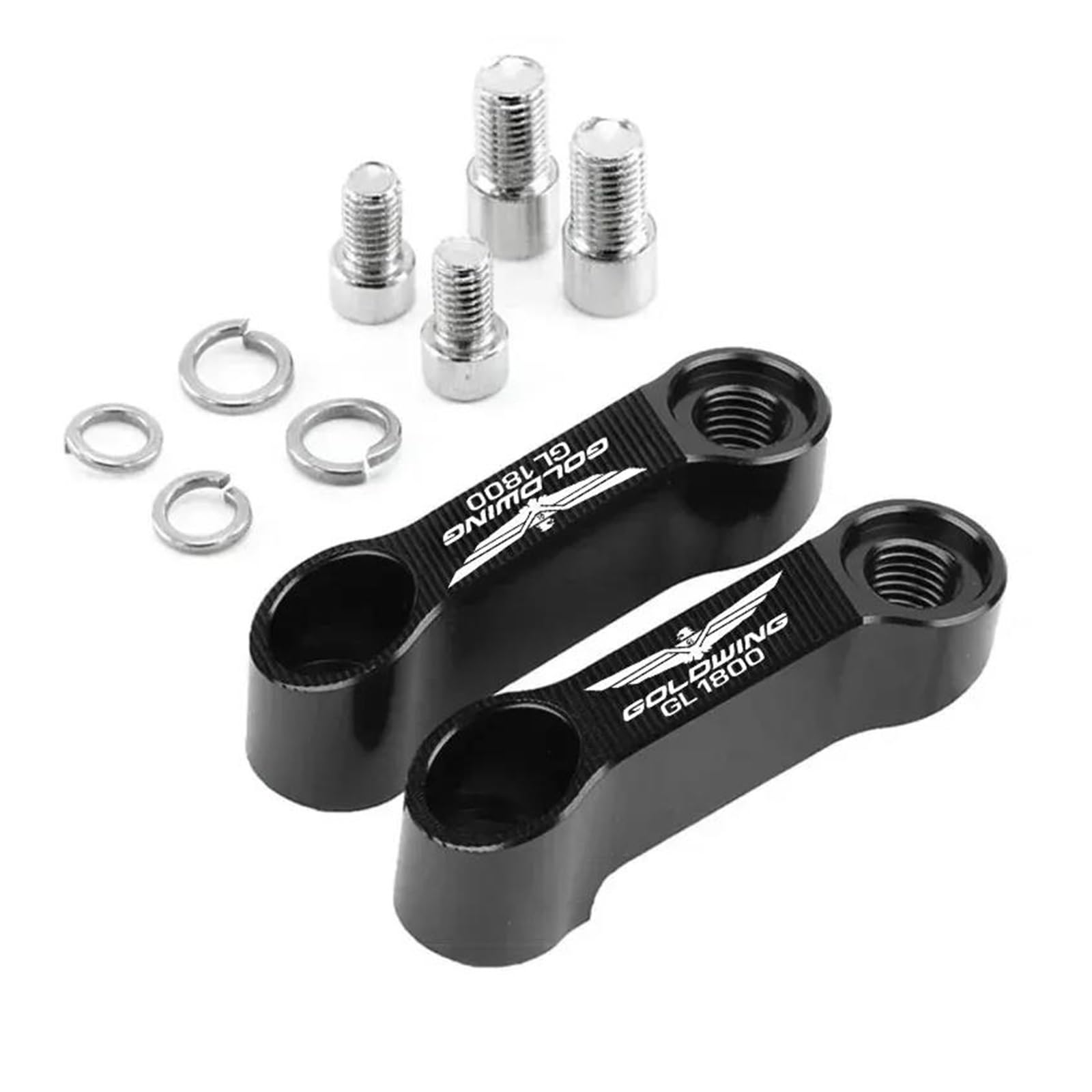 Amasony Black Extended Riser For Honda Gold Wing 1800 Gl1800 Gl(Black)