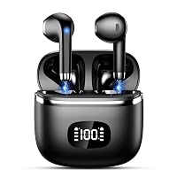 Cuffie Bluetooth, Auricolari Bluetooth 5.3 Stereo HiFi Immersivo con 4 ENC Mic