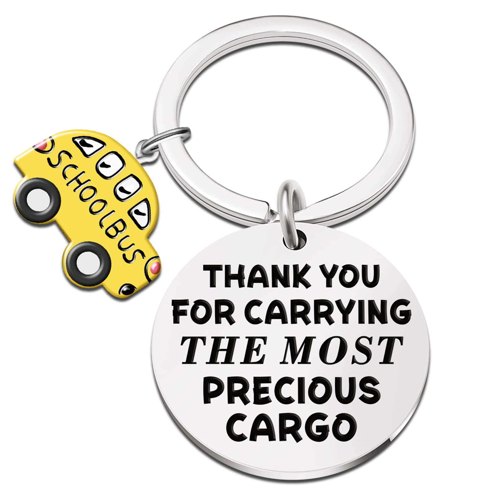 Bus Driver Gifts Thank You Gifts Funny Appreciation Christmas Birthday Thanksgiving Day Keychain Gifts for Men Women