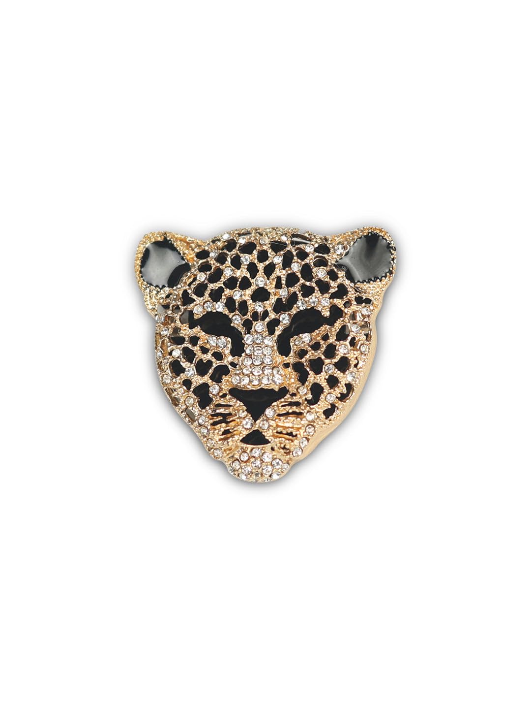 kavove Lustro Leopard Golden Colour Brooch For Men-picture-46