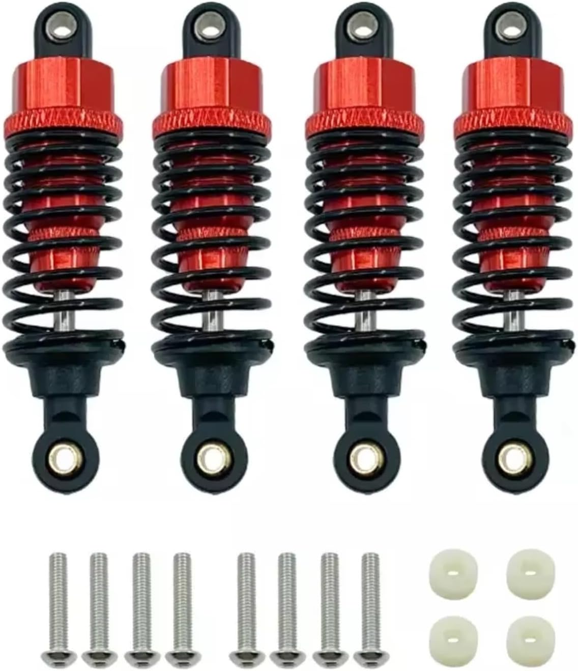 For Tamiya For TT-02 TT-02d M-05 M-06 1/10 4個 アルミ合金 ショックアブソーバー ダンパ