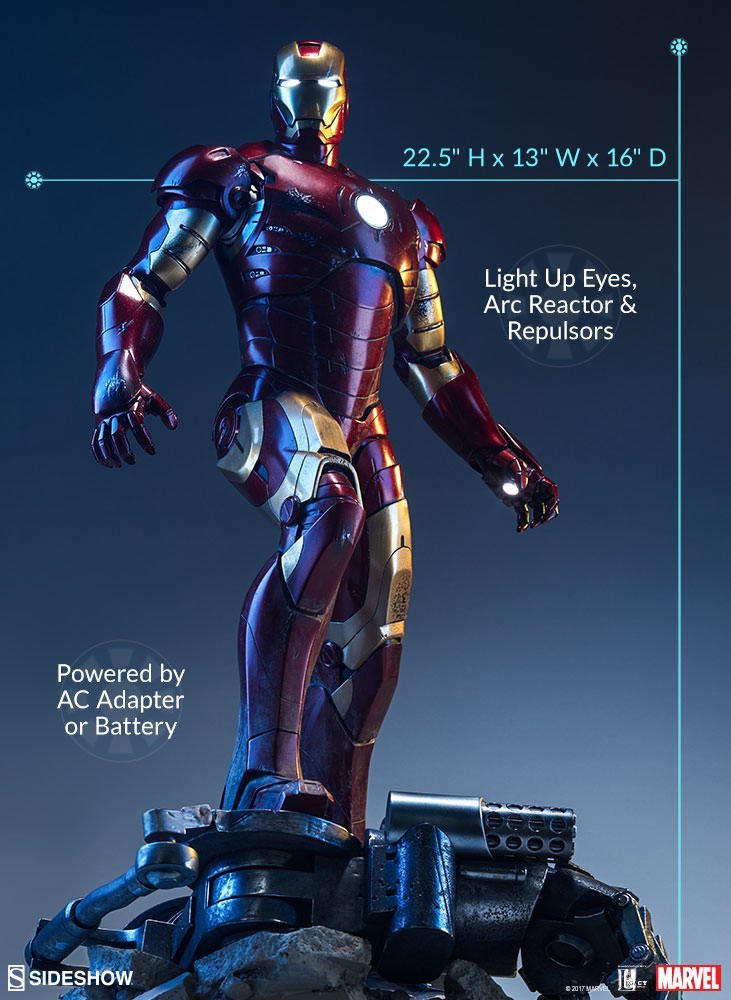 Sideshow Legacy Effects Marvel Iron Man Iron Man Mark III Mark 3 Maquette Statue