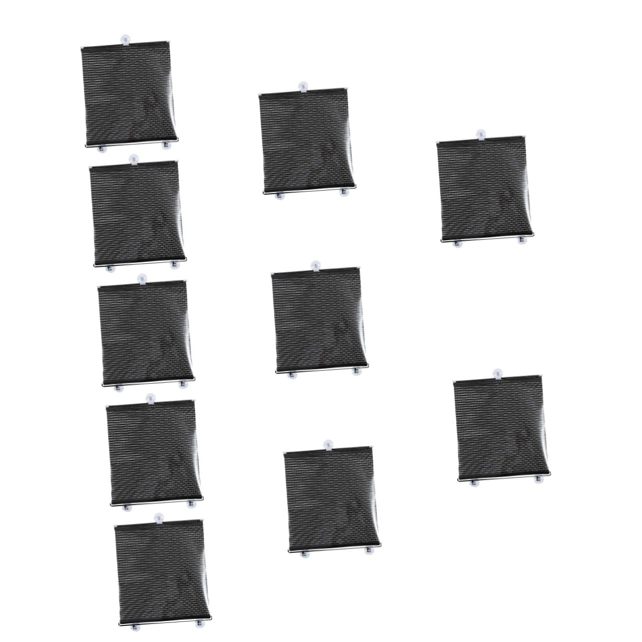 Store Rétractable Anti-UV à Ventouses pour Fenêtre de Bureau et Store Occultant Mesh