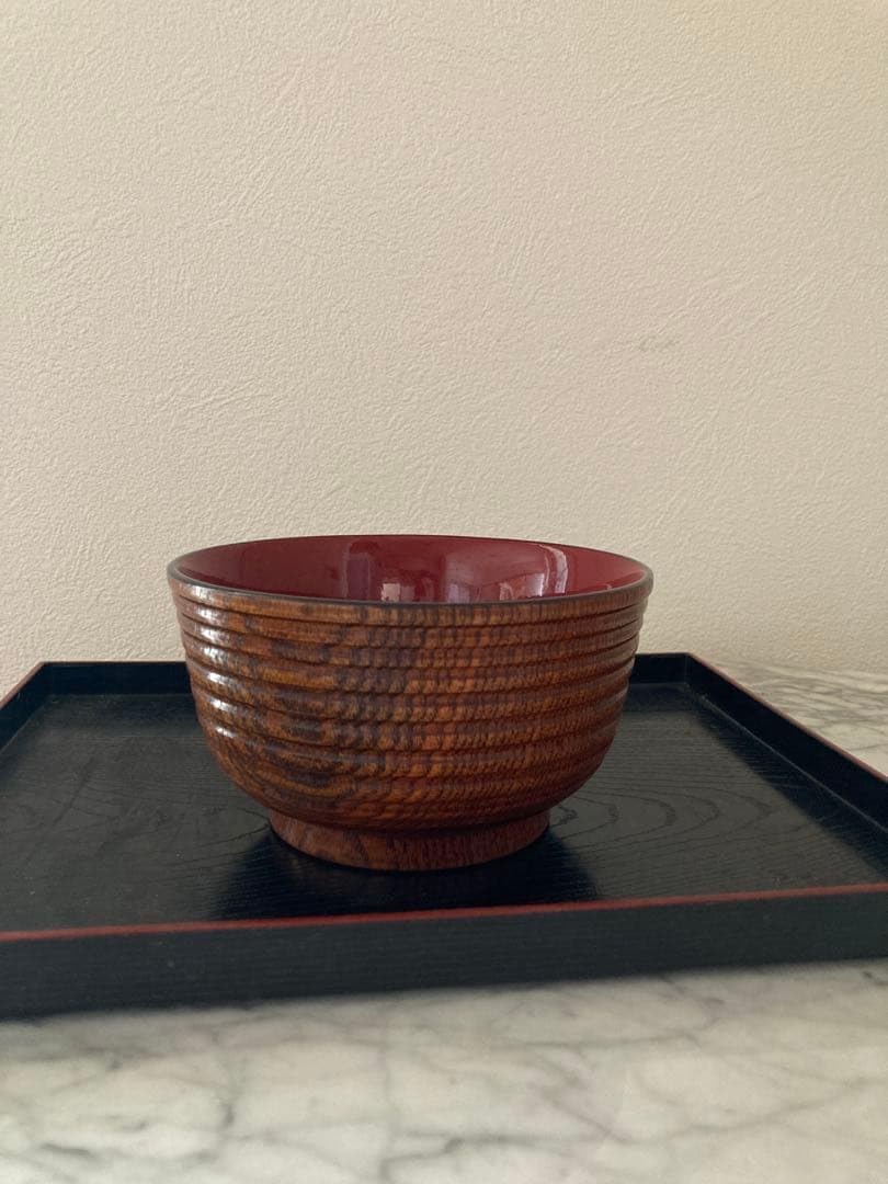 山中漆器 小吸物碗 山中漆器 小吸物碗 山中漆器 小吸物椀 図 山中漆器