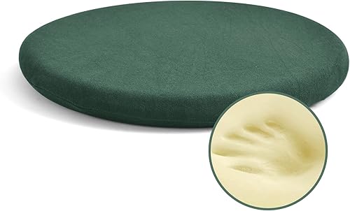 Cojín de asiento de espuma viscoelástica, almohadilla redonda antideslizante para silla, cojín para silla de cocina, almohadilla de taburete disponible en Yaxa Colombia