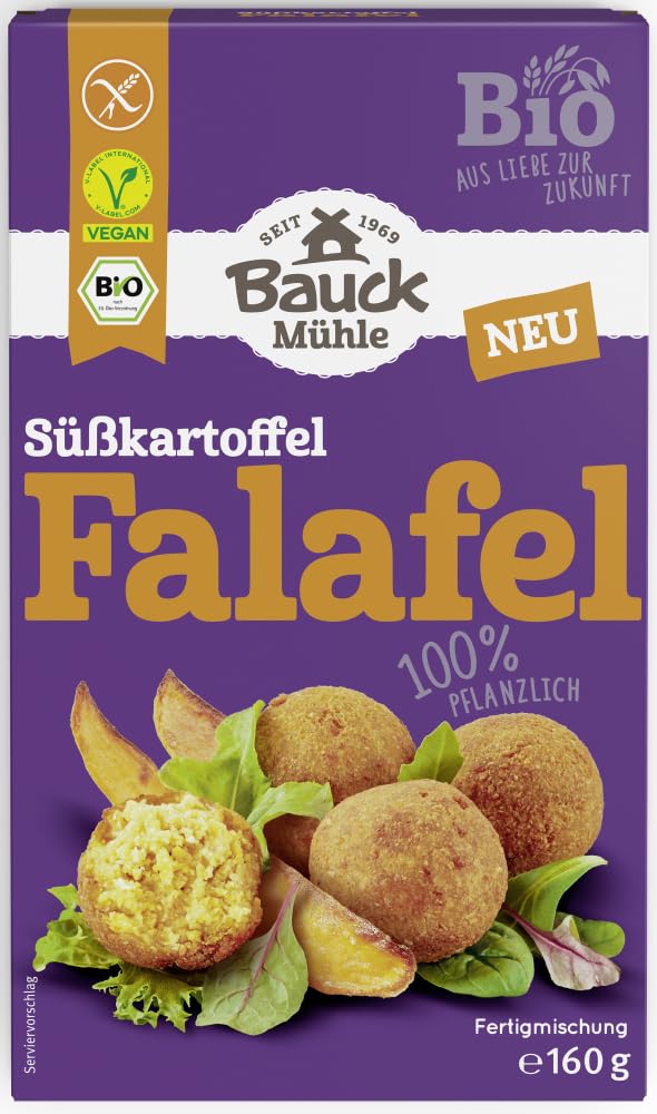 Süßkartoffel Falafel bio gf 18 x 160 g