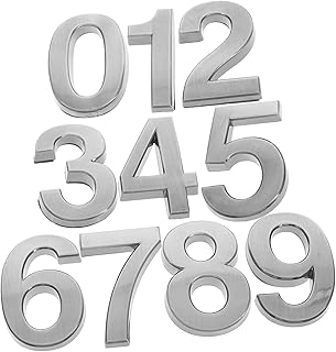 Ciieeo Door House Numbers 10pcs House Numbers Address Numbers Adhesive Door Numbers Hotel Door Numbers (0-9)