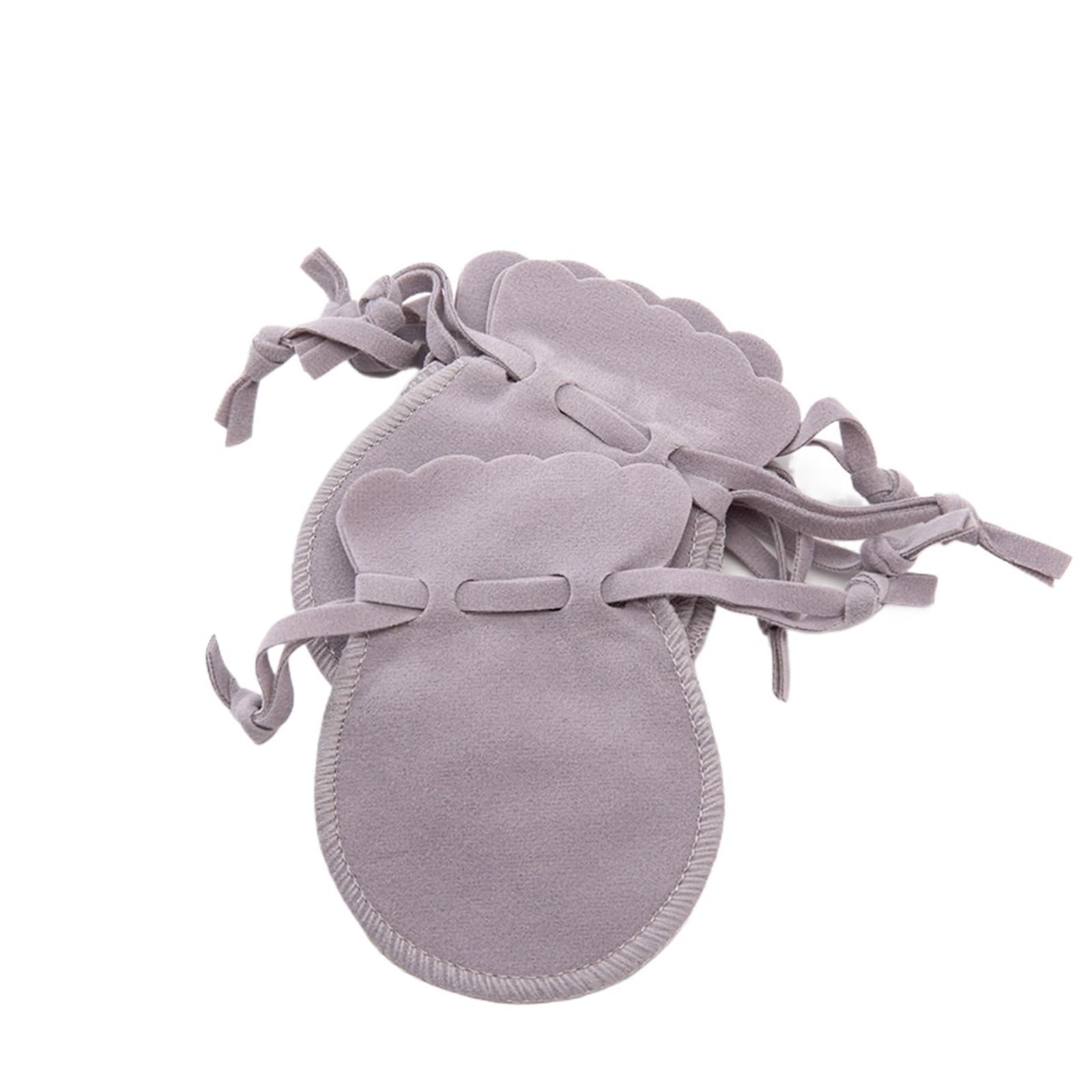 Bolsas de terciopelo con cordón para joyas, pack de 10 saquitos portátiles con diseño de calabaza