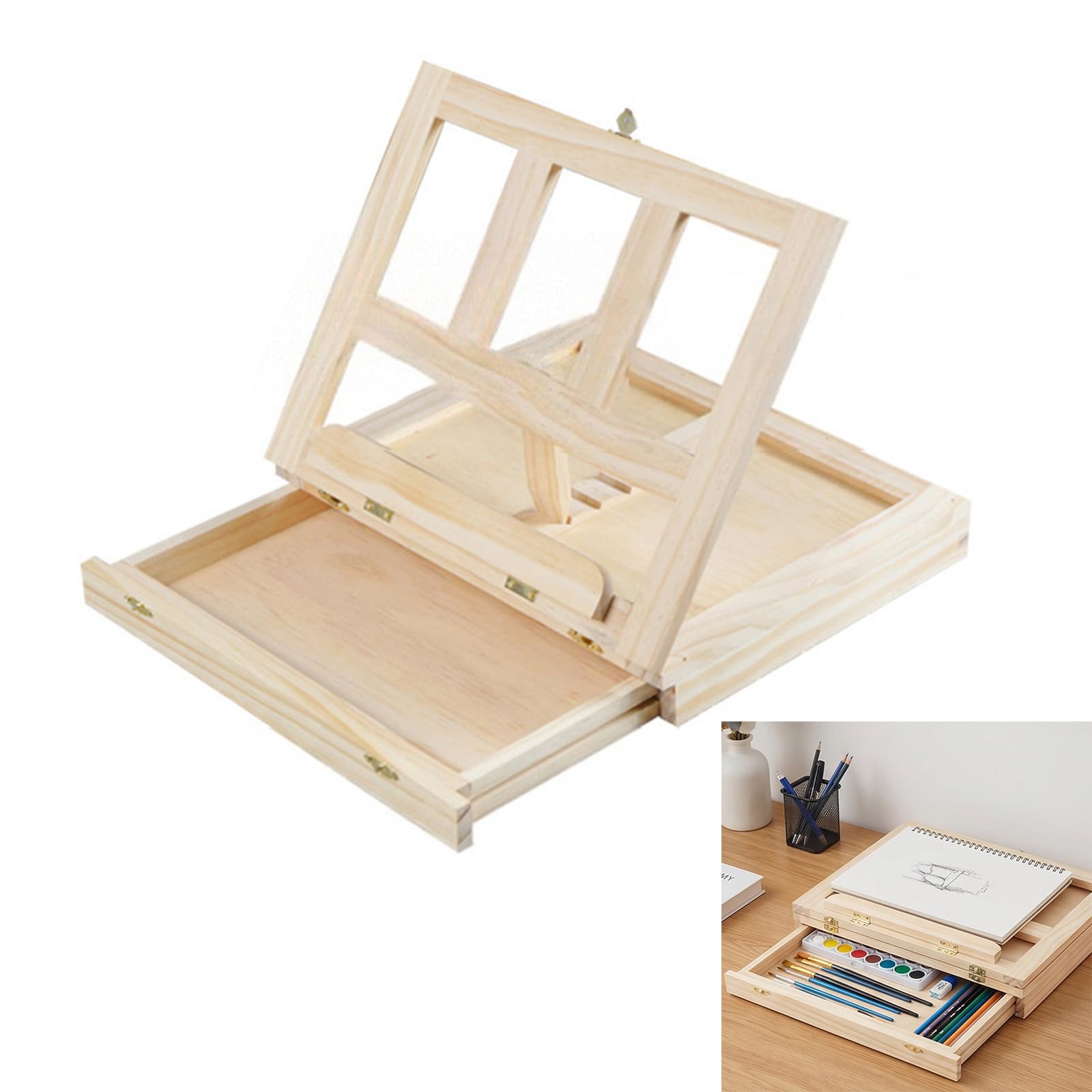Künstler Staffelei, stabile, klappbare Holz Staffeleien, ideal Skizzieren Freien und Studio, faltbare Mal Staffelei, faltbare Holz Mal Skizze