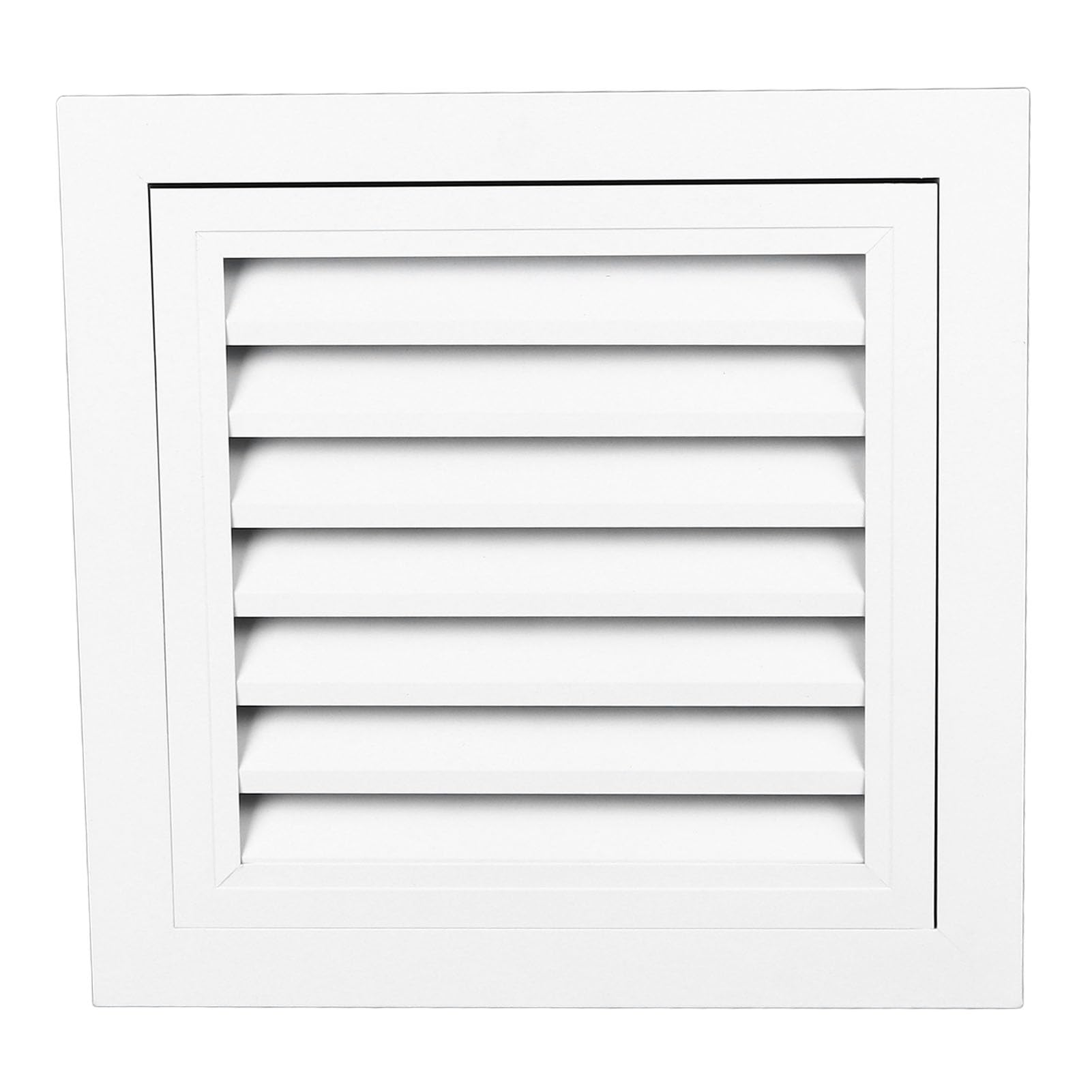 Jectse Gable Vent 35x35cm, Aluminum Alloy Wall Vent Cover with Screen, Airflow Efficiency, 29.5x29.5cm Inner Size Wall Vent Cover for Hotels, Offices, Supermarkets