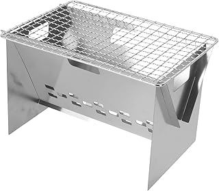 Happyyami Grelha De Aço Inoxidável Grelha Char Broil Grelha Portátil Grelha A Carvão Grelhadores Portáteis Grelhadores Exteriores Suporte Portátil Grelha Grelha Portátil Para Churrasco