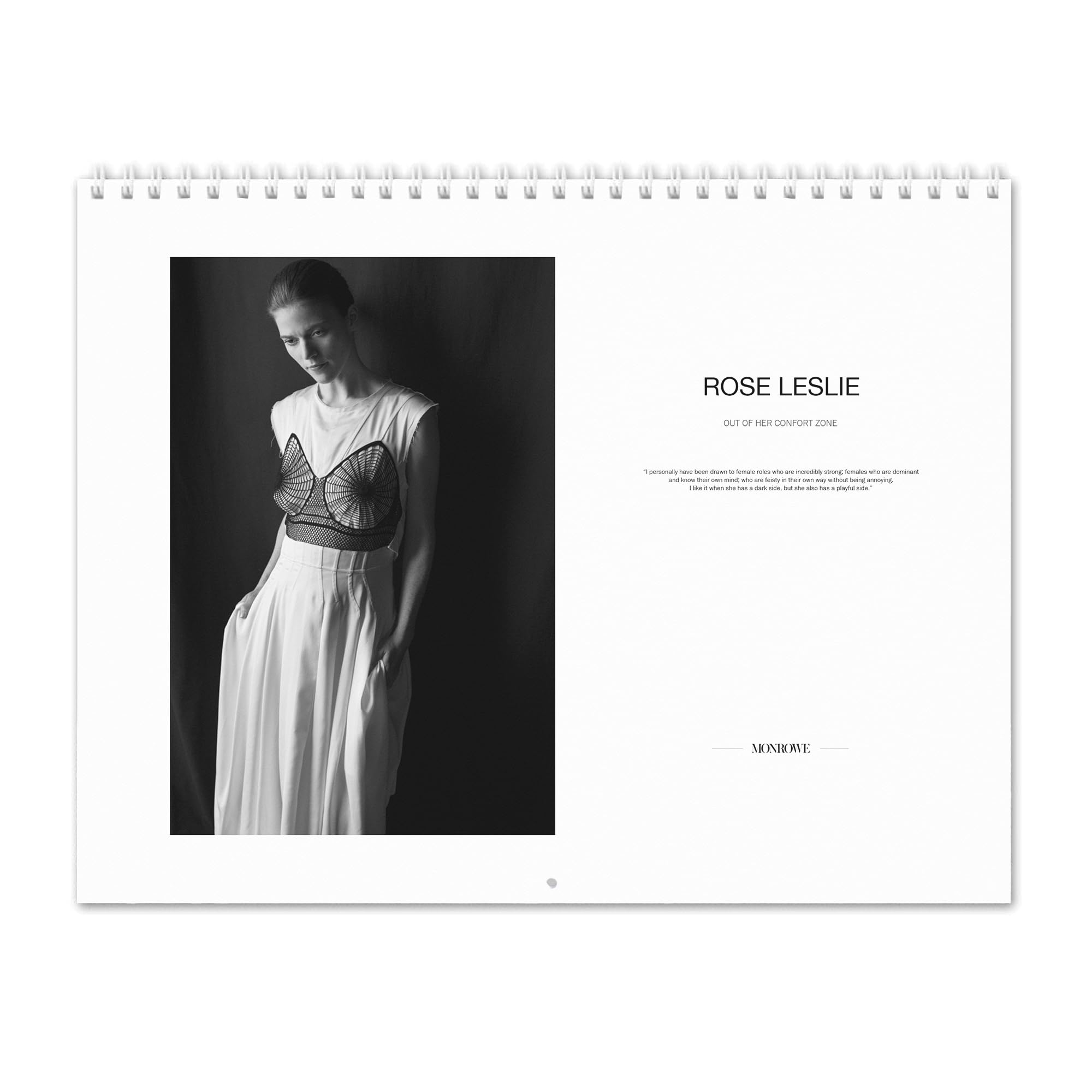 Rose Leslie - Out Of Her Confort Zone Wall Calendar