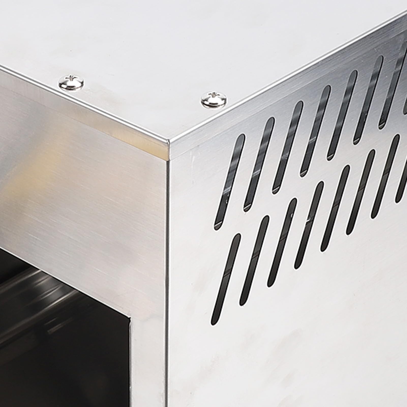 TOPINCN Tostadora Comercial, Parrilla Eléctrica sin Humo de Acero Inoxidable de 4000 W con Piezas Extraíbles Equipo de Restaurante para Pan, Filete, Pastel, Pizza