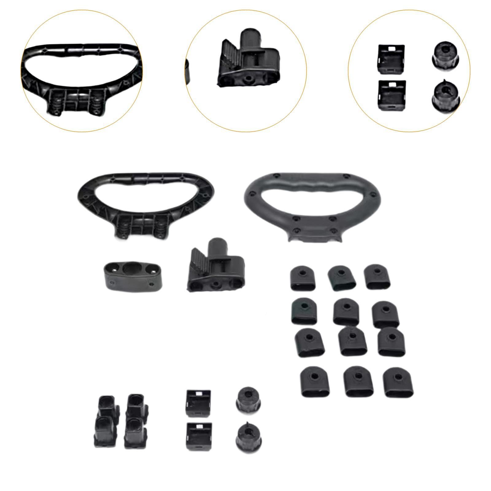 B Baosity Pièces de Rechange pour Chariots, Accessoires pour Chariots Pliants, Pièces Détachées pour Chariots Pliables