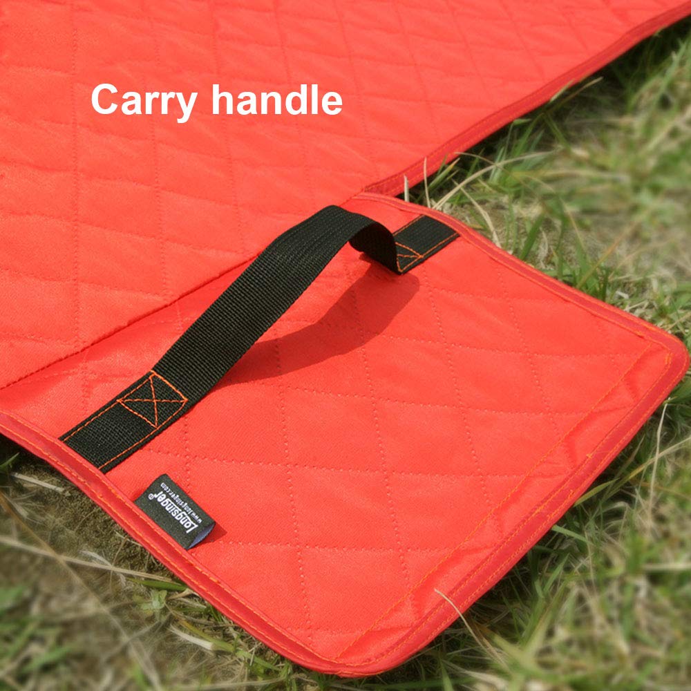 Mat Pique-Nique Pique-Nique Couverture Park Lawn résistant à l'humidité Pad Voyage Portable épais Rangement Pliable Beach Mat léger Tapis de Jeu pour Enfants 150 × 210cm
