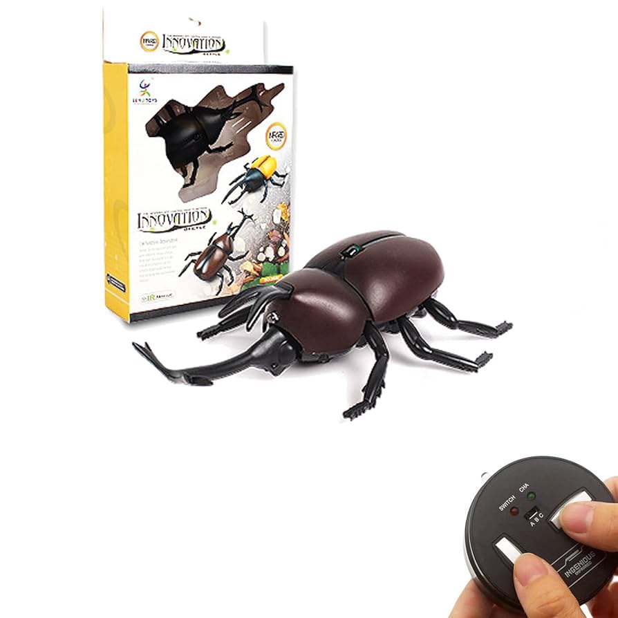 リアル昆虫ラジコン カブト虫&クワガタ Amazon | 昆虫 ラジコン クワガタ 擬似昆虫 リモコン カブトムシ