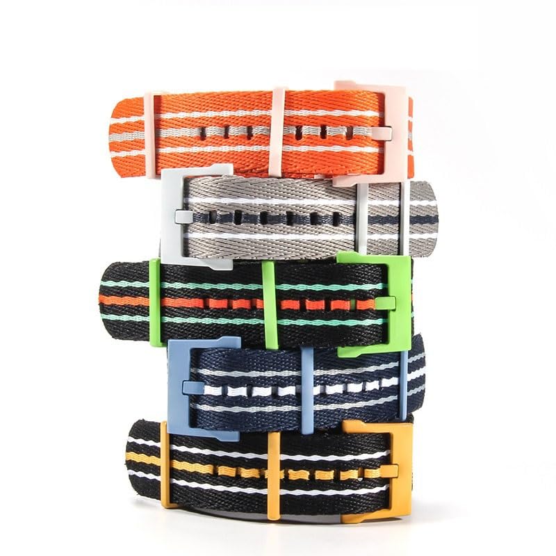Bracelet de montre en nylon pour Blancpain Fifty Fathoms Ocean Commitment, pour Swatch