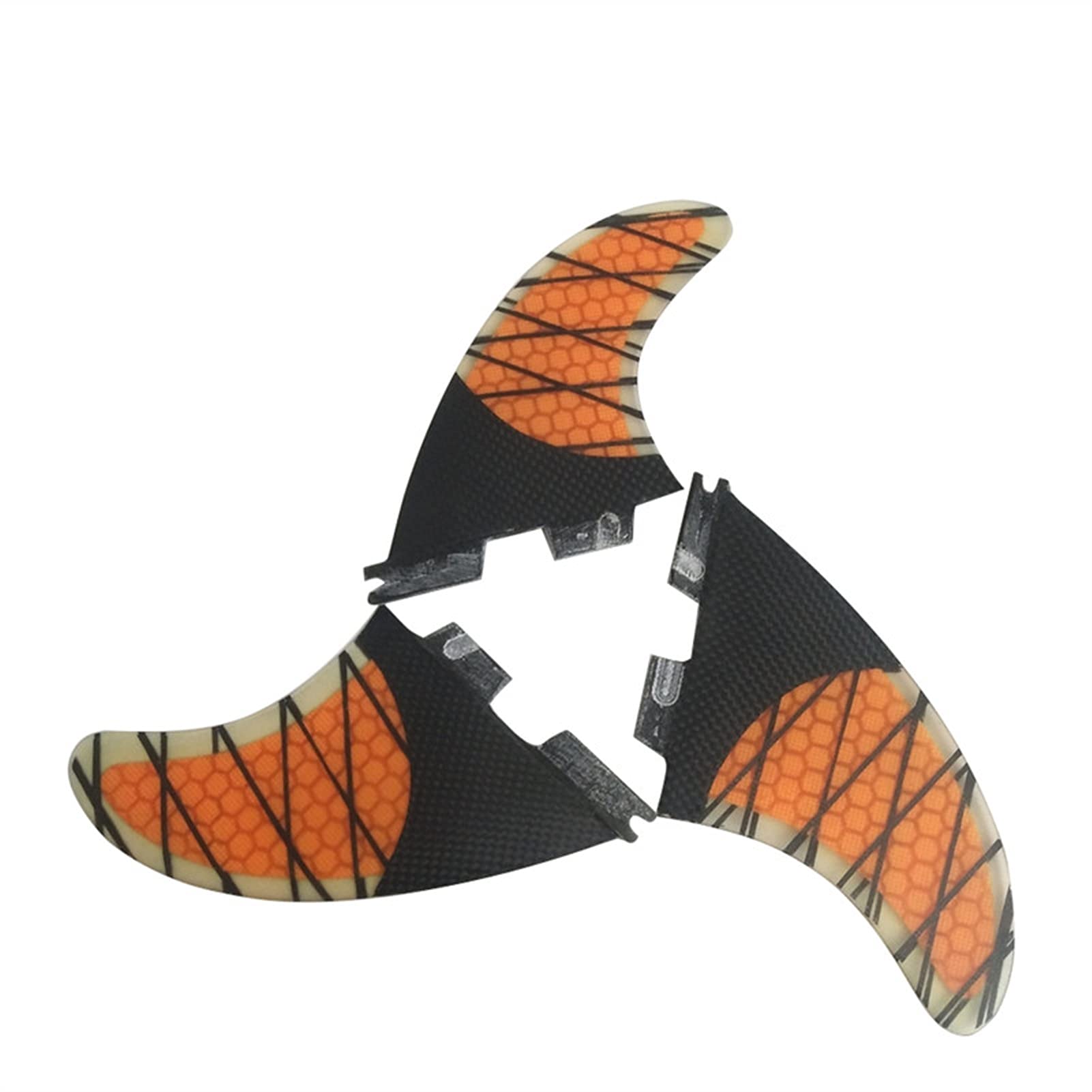 Deportes acuáticos 3 unids Accesorios de tabla de surf Accesorios de fibra de vidrio Finanzas de fibra de carbono Cola de fibra de carbono Tabla de pimiento Tablero de cola de aleta Tres piezas Tablas