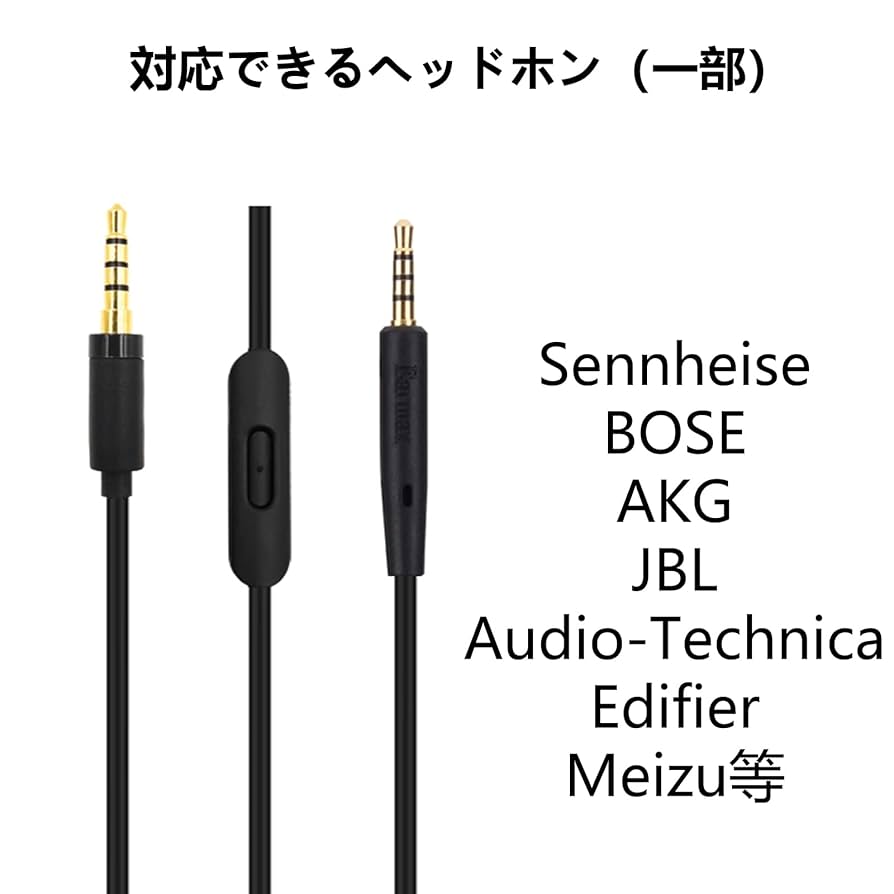 Audio-Technica リケーブル可能 Amazon | オーディオテクニカ HDC214A/1.2 ヘッドホンリケーブル