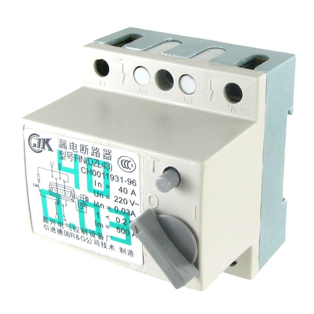 IEUMJNAT AC 220V 40A 2P Switch Type RCCB Residual Current Circuit Breaker