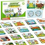 Aizweb Alphabet Match Game,Memory Game,52 Pcs ABC Learning Letter Flash Cards for Toddlers Ages 3 4 5,Educational Toys for Pre K Preschool Kindergarten Learning Activities Classroom Must Haves