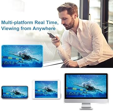 Barlus Underwater Cameras 304 Stainless Steel IP68 5MP 25921944 POE IP Camera 32Ft Cable Koi Pond Camera