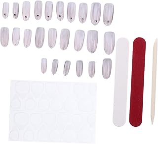 minkissy 24 Peças De Chips De Unhas De Areia Movediça Natal Glitter Unhas Artificiais Natal Unhas Falsas Glitter Press Prego Caixão Dicas De Unhas Acrílicas Unhas De Strass Pressione Nas