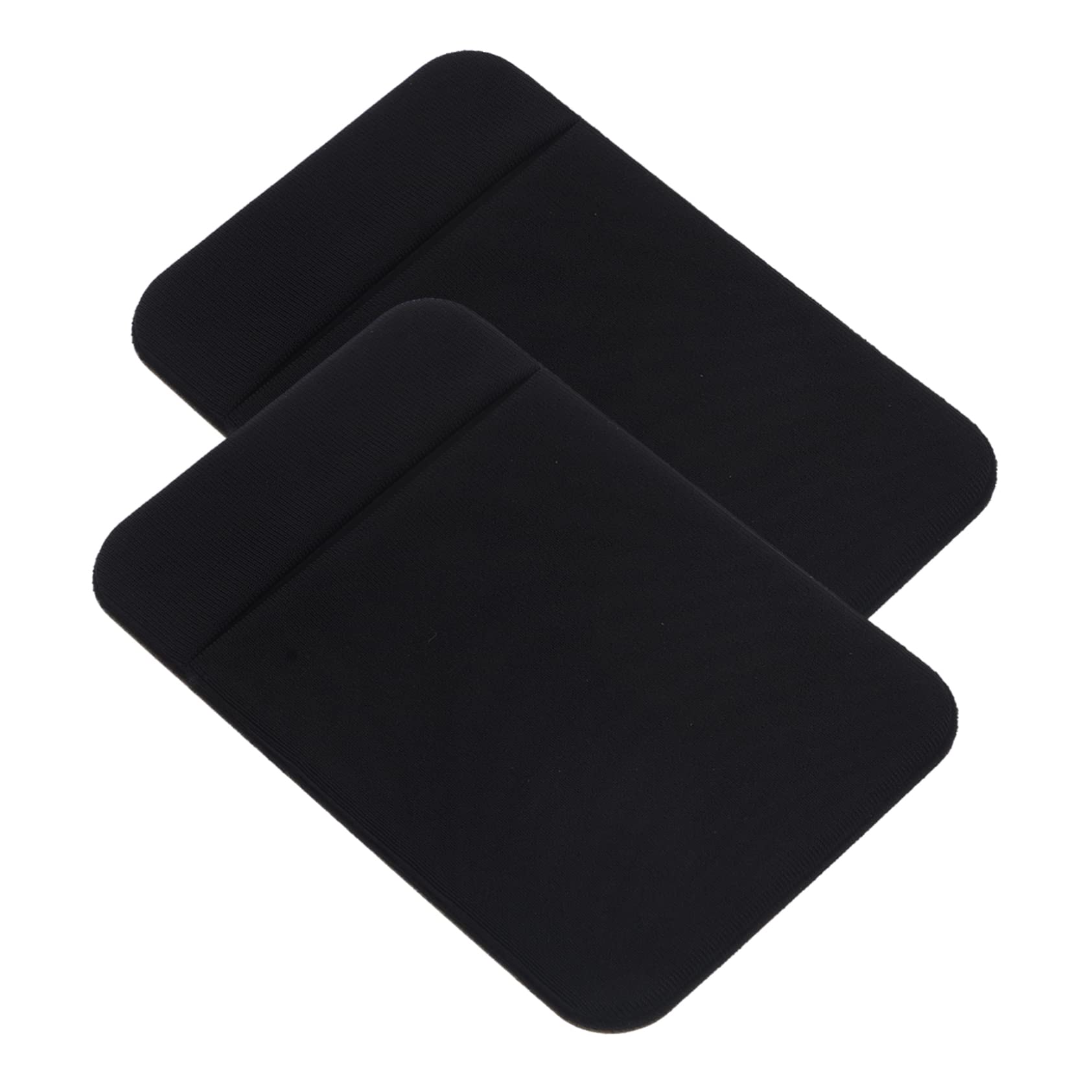 Gatuida 10pezzi Portacarte Adesivi Per Smartphone Ultra Sottile Per Telefono Wallet Per Id Design Antiscivolo Nero