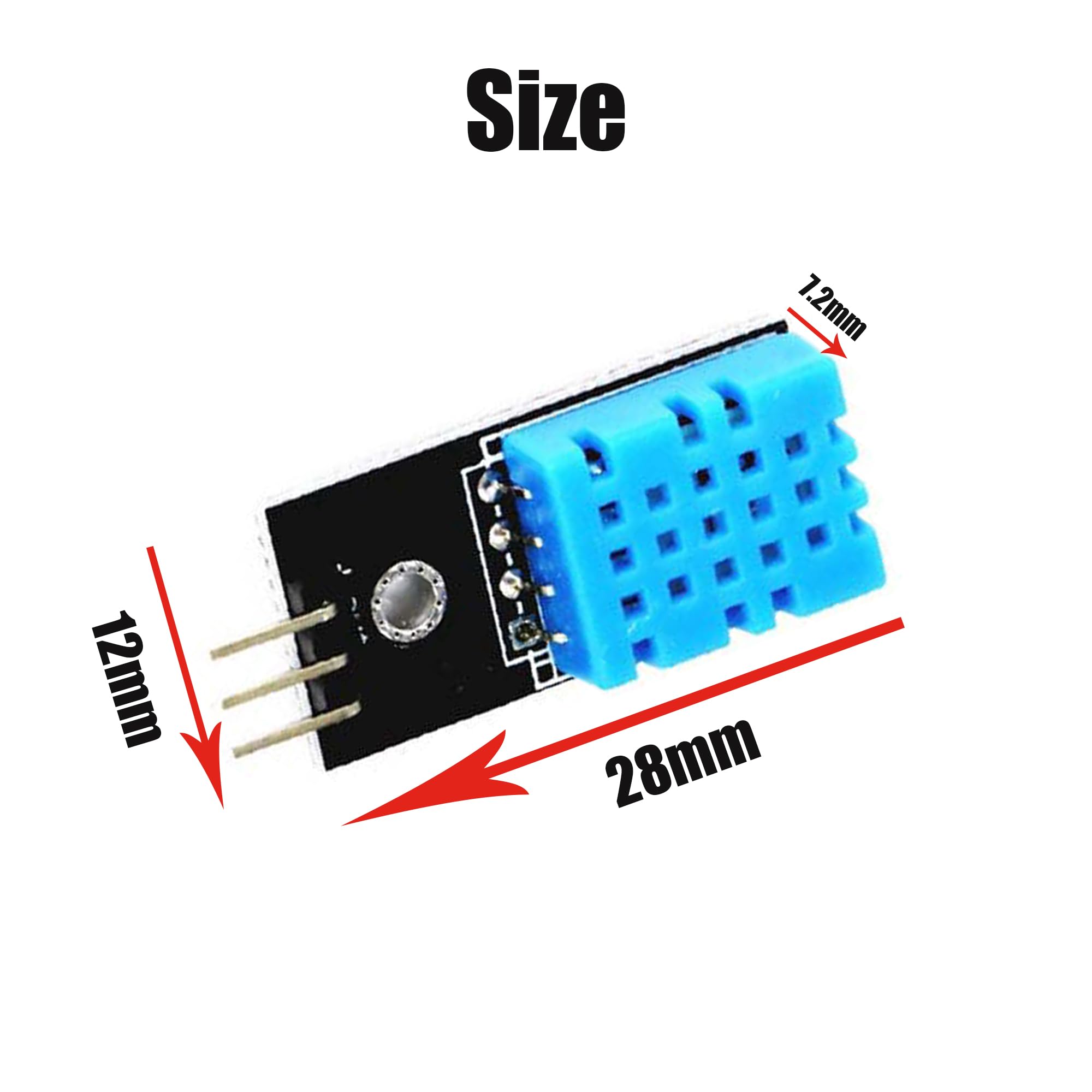 DHT11 Temperature and Humidity Sensor Module Digital Temperature and Humidity Sensor Temperature Measurement Range -20-50 ? Delivery Dupont Line (4 pcs)