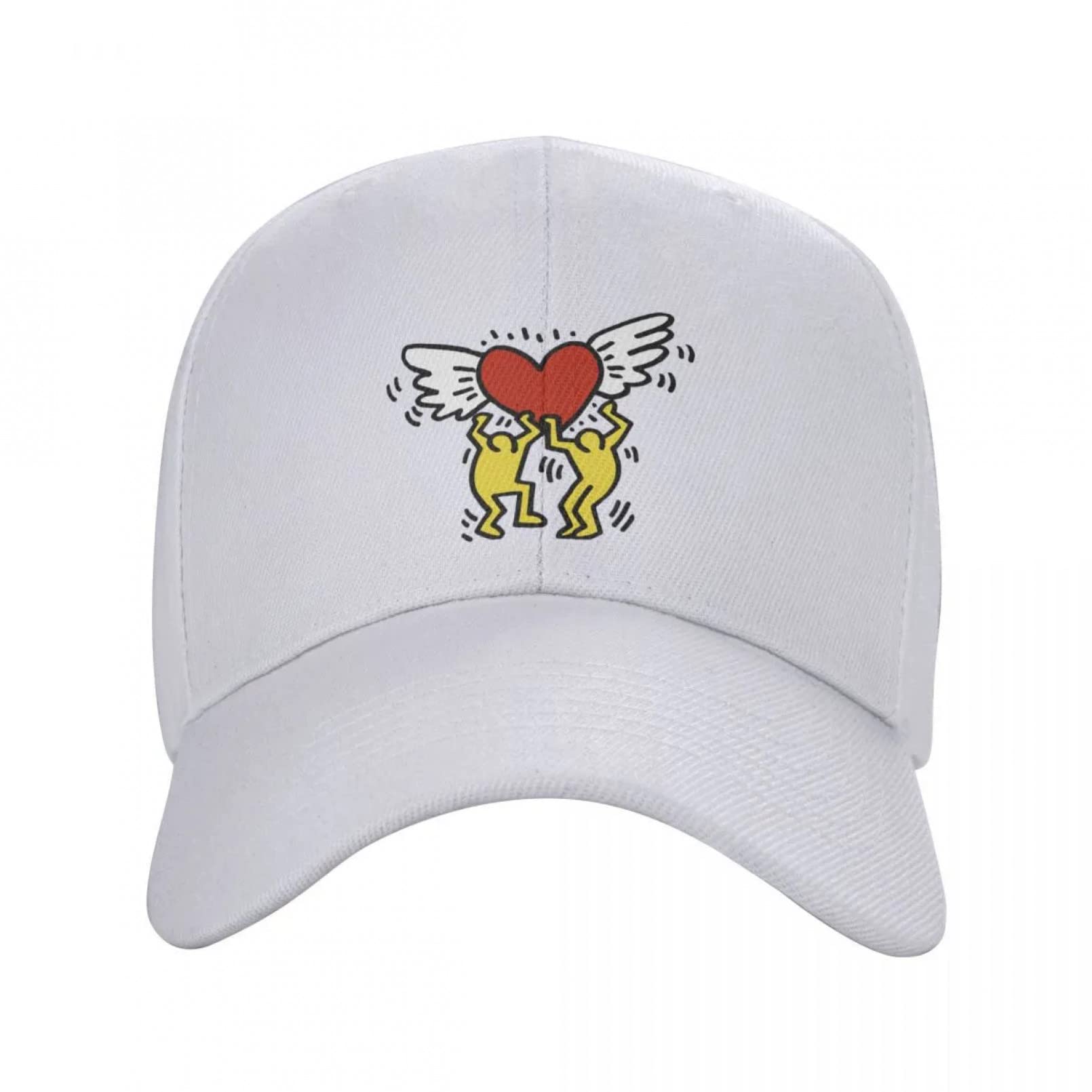 Berretto Punk Haring Unisex – Cappello Da Baseball Con Graffiti Astratti Geometrici – Regolabile, Traspirante, Per Uomo E Donna - 3