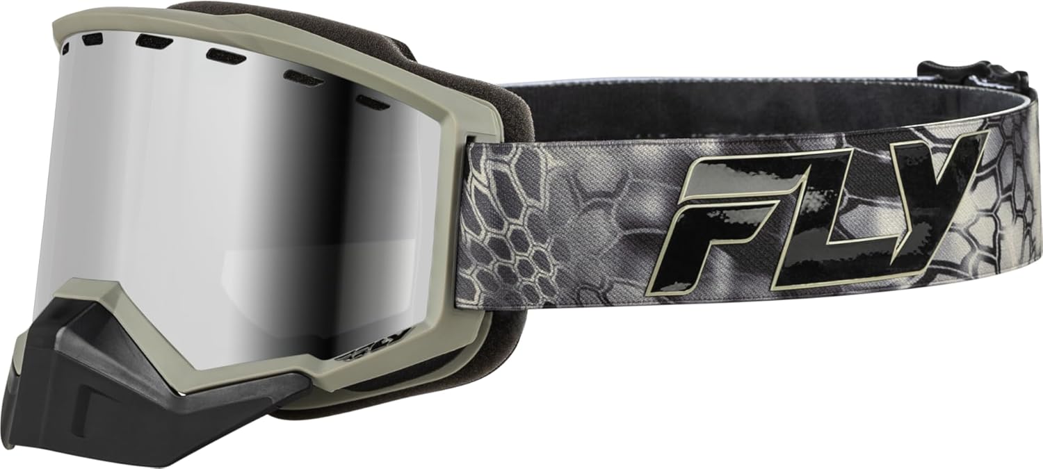 Fly Racing Focus Snow Goggle – Dual Pane Anti-Fog Ski & Snowboard Goggles for Snowmobile
