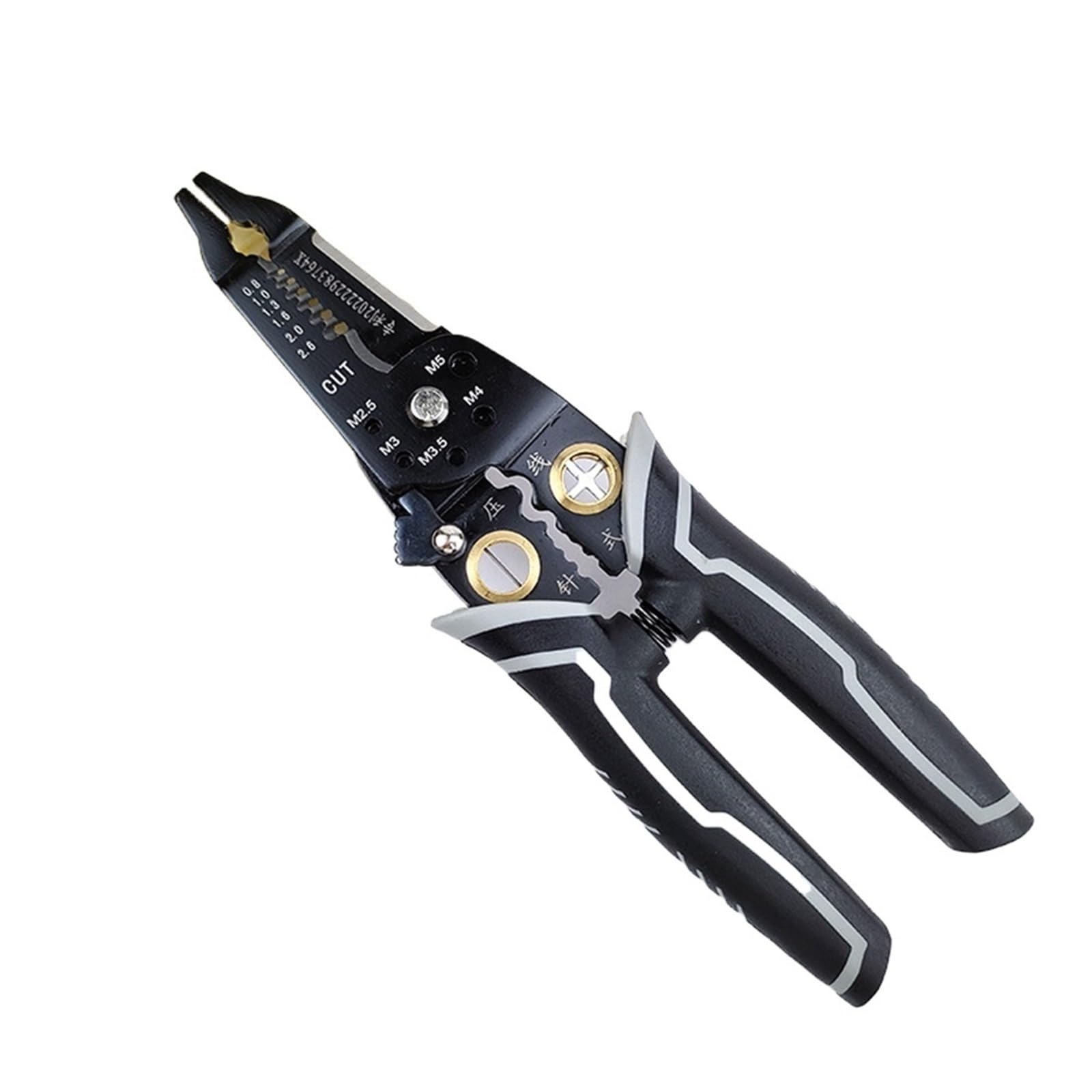 Kvkitklw Wire Stripper Multi Functional Electrician Pliers For Wire Splitting And Stripping Specialized For Electricians Crimping Pliers